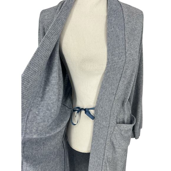 Pluto Intimates Metallic Blue Robe - Picture 10 of 12